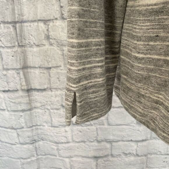 Talbots Women L cotton blend scoopneck Longsleeve textured pullover top - Picture 5 of 13